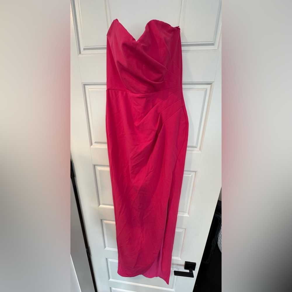 Nookie Strapless Pink Dress